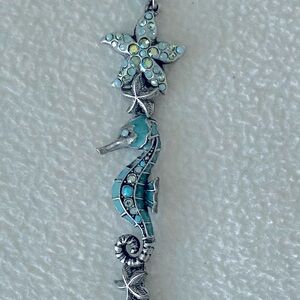 Mary DeMarco Seahorse Starfish Semi Precious Stone Bracelet